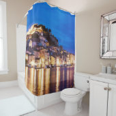 kroatische Stadt Sibenik in der Nacht Duschvorhang (Beispiel)