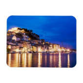 kroatische Stadt Sibenik in der Nacht Magnet (Horizontal)