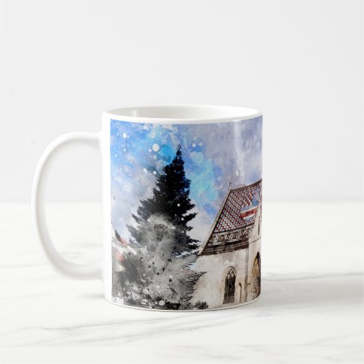 Kroatische Tasse Zagreb (Links)