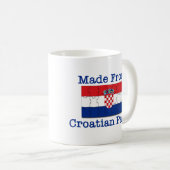 Kroatische Teile Kaffeetasse (VorderseiteRechts)