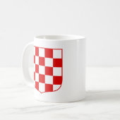 Kroatische Wappen Kaffeetasse (Vorderseite Links)