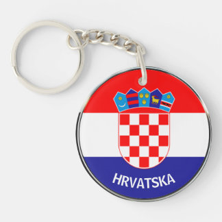 Kroatische Wappen mit Text, Hrvatski grb Schlüsselanhänger