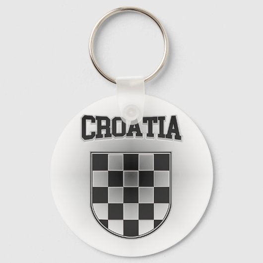 Kroatische Wappen Schlüsselanhänger (Vorderseite)