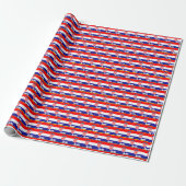 Kroatische Wrapping Paper, Kroatische Flag patriot Geschenkpapier (Ungerollt)