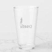 Kroatischer Fußball Glas (Rückseite)