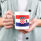 Kroatischer Fußball Kaffeetasse