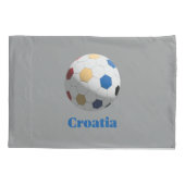 Kroatischer Fußball Kissenbezug (Rückseite)