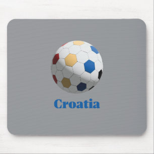 Kroatischer Fußball Mousepad