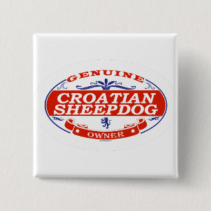 Kroatischer Schäferhund Button