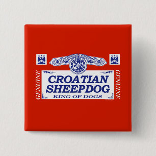 Kroatischer Schäferhund Button