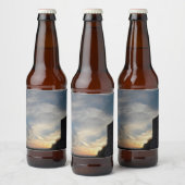 Kroatischer Sonnenuntergang Bierflaschenetikett (Flaschen)