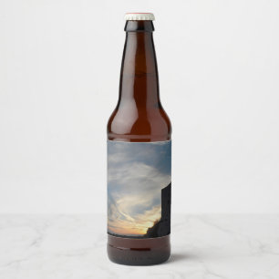 Kroatischer Sonnenuntergang Bierflaschenetikett