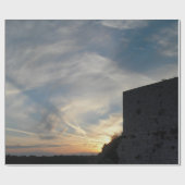 Kroatischer Sonnenuntergang Geschenkpapier (Flach)