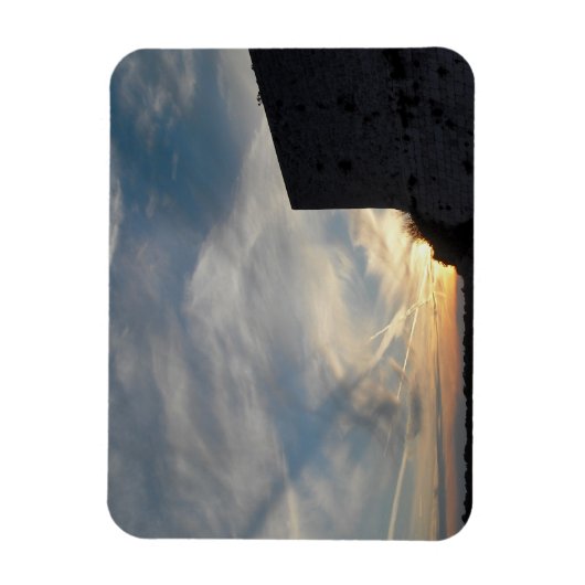 Kroatischer Sonnenuntergang Magnet (Vertikal)