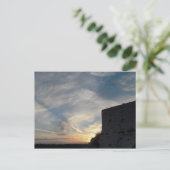 Kroatischer Sonnenuntergang Postkarte (Stehend Vorderseite)