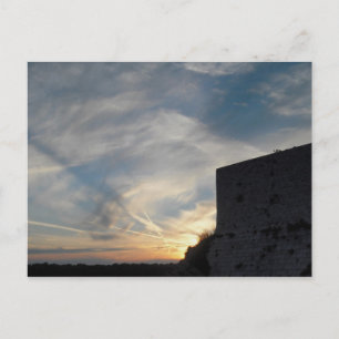Kroatischer Sonnenuntergang Postkarte