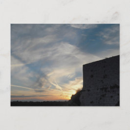 Kroatischer Sonnenuntergang Postkarte