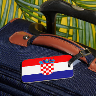 Kroatisches Flagge-Gepäckanhänger Gepäckanhänger
