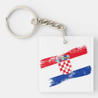 Kroatisches Flaggen-Schlüsselanhänger – Perfektes  Schlüsselanhänger