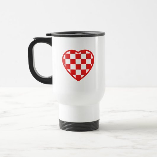 Kroatisches Herz Reisebecher (Links)