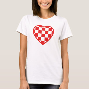 Kroatisches Herz T-Shirt