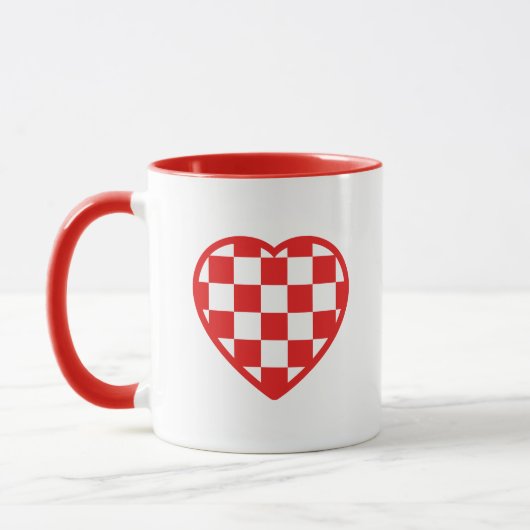 Kroatisches Herz Tasse (Links)
