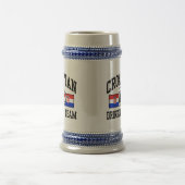 kroatisches Trinkteam Bierglas (Mittel)