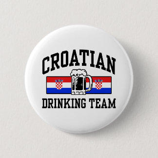 kroatisches Trinkteam Button
