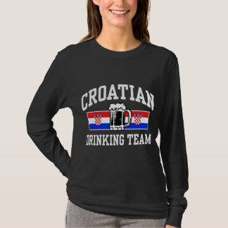 kroatisches Trinkteam T-Shirt