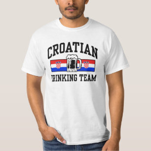 kroatisches Trinkteam T-Shirt