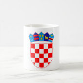 Kroatisches Wappen Kaffeetasse (Mittel)