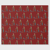 Krocket Geschenkpapier (Flach)