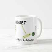 Krocket-Spiel mit Spruch Kaffeetasse (VorderseiteRechts)