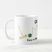 Krocket-Spiel mit Spruch Kaffeetasse (Links)
