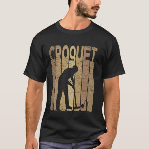 Krocket Vintage Krocket Spieler Retro Krocket Lieb T-Shirt