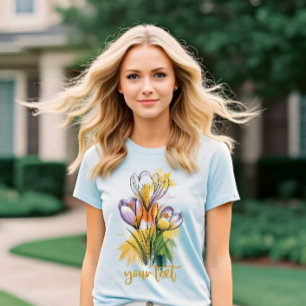 Krocuses Blumenmädchen  T-Shirt
