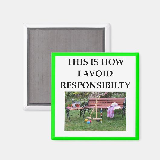 KROKET MAGNET (Vorderseite/Rückseite)