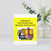 KROKET POSTKARTE (Stehend Vorderseite)