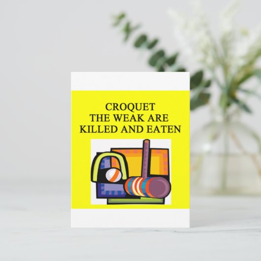 KROKET POSTKARTE (Stehend Vorderseite)