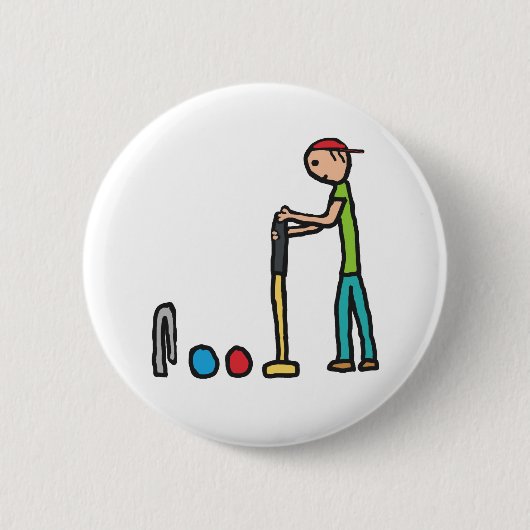 Krokett Button (Vorderseite)