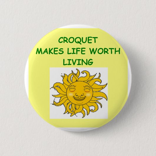 Krokett Button (Vorderseite)