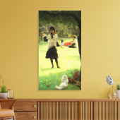 Krokett, c.1878 leinwanddruck (Insitu (Wohnzimmer))