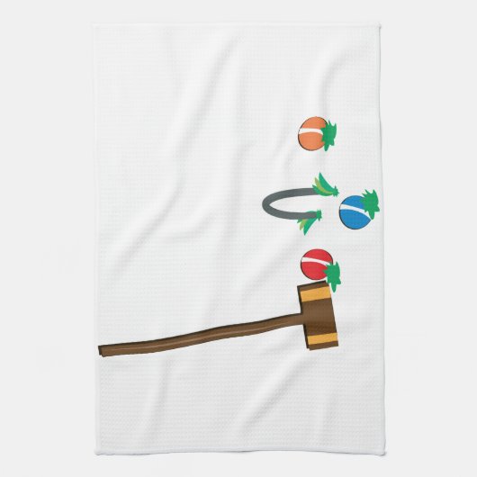 Krokett Geschirrtuch (Vertikal)