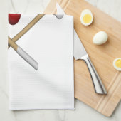 Krokett Handtuch (Viertel Falte)