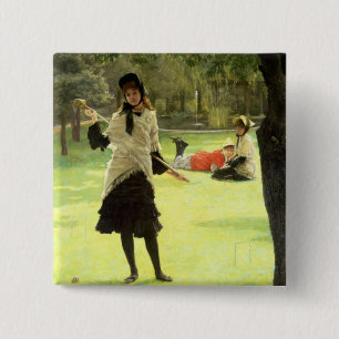 Krokett James Tissots  , c.1878 Button