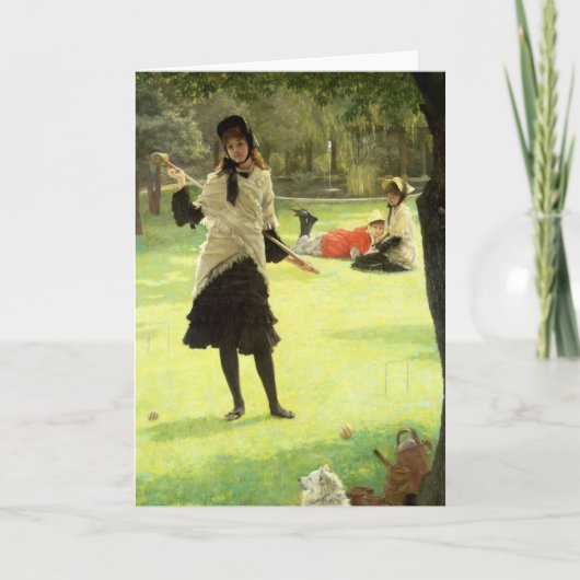 Krokett James Tissots |, c.1878 Karte (Vorderseite)