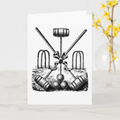 Krokett Karte (Gelbe Blume)