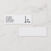 Krokett Mini Visitenkarte (Vorne/Hinten)