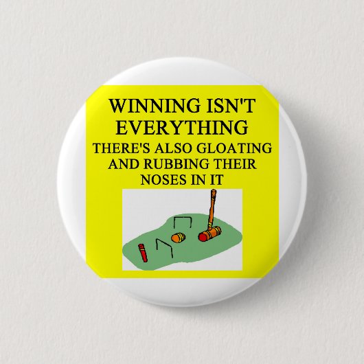 Krokett palyer button (Vorderseite)