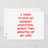 Krokett Postkarte (Vorne/Hinten)